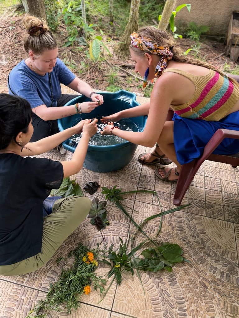 Préparation des plantes — Savoir-faire local, de la feuille à la poudre.