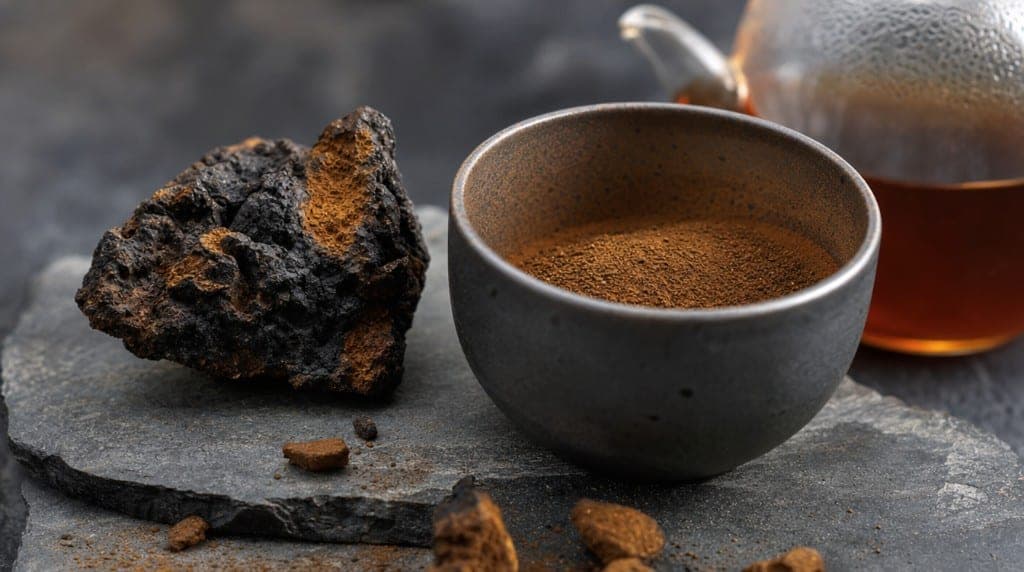 Dosage chaga : thé de chaga vs extrait standardisé. Bêta-glucanes actifs selon la forme. Protocoles recommandés et timin