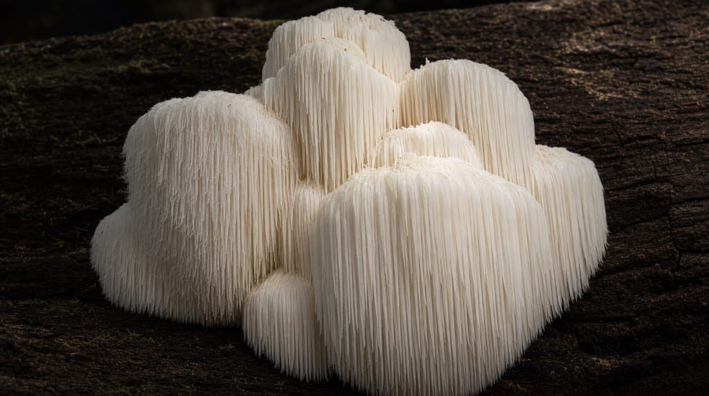 Lion's Mane (Hericium erinaceus) guide complet : NGF, mémoire, concentration, anxiété légère. Études cliniques, dosage,