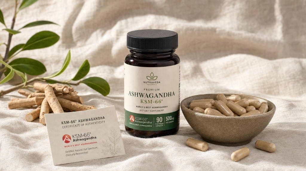 Comment choisir le meilleur ashwagandha bio en France : KSM-66 vs Sensoril, taux de withanolides, certification, origine