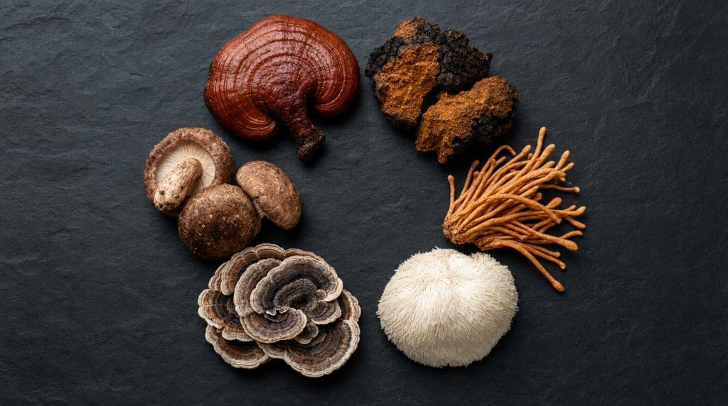 Comment choisir un complexe de champignons médicinaux sérieux : corps fructifère, taux de bêta-glucanes, espèces choisie
