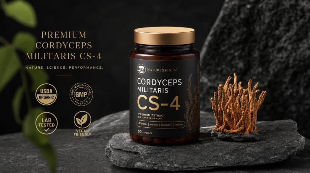 Comment choisir le meilleur cordyceps en France : Cordyceps militaris CS-4 standardisé vs sinensis rare, cordycépine, bê