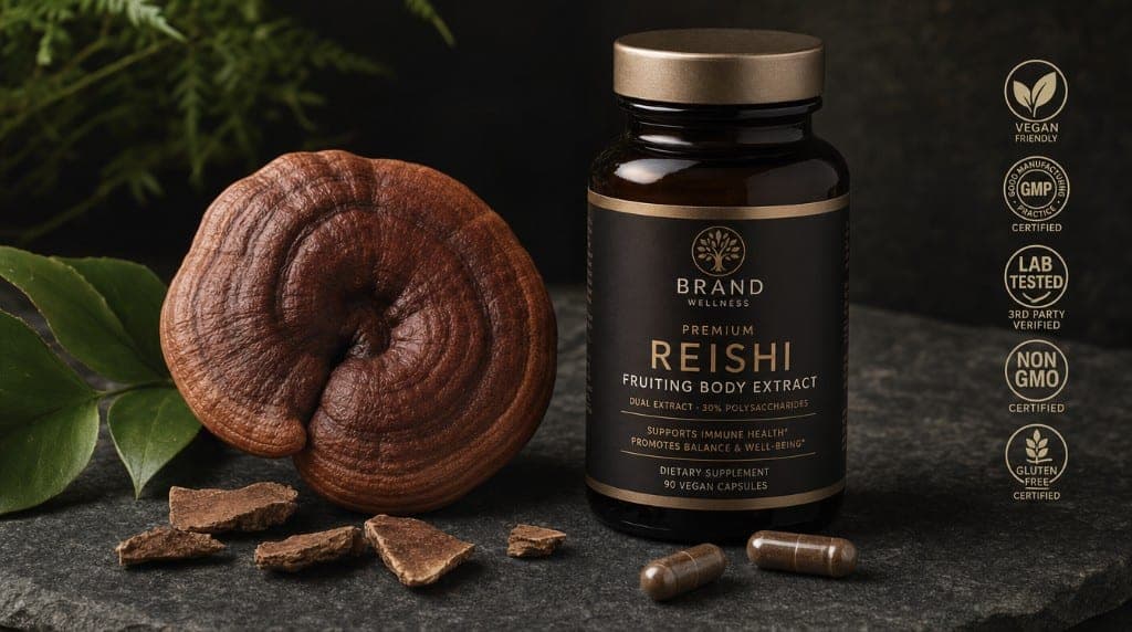 Comment choisir le meilleur reishi en France : extrait dual eau-alcool, corps fructifère vs mycélium, taux de bêta-gluca