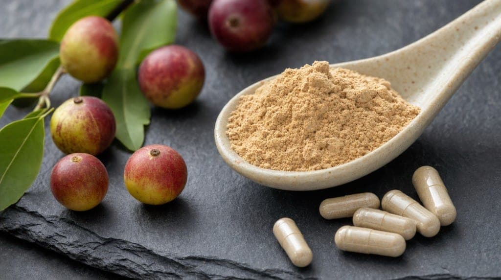 Camu Camu poudre ou gélules : biodisponibilité comparée, conservation de la vitamine C, praticité et goût. Guide pour ch