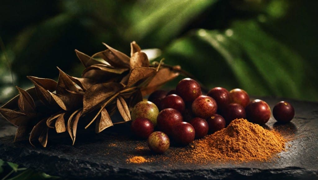 L'effort physique intense génère des radicaux libres. Le camu camu et sa vitamine C naturelle soutiennent la récupératio