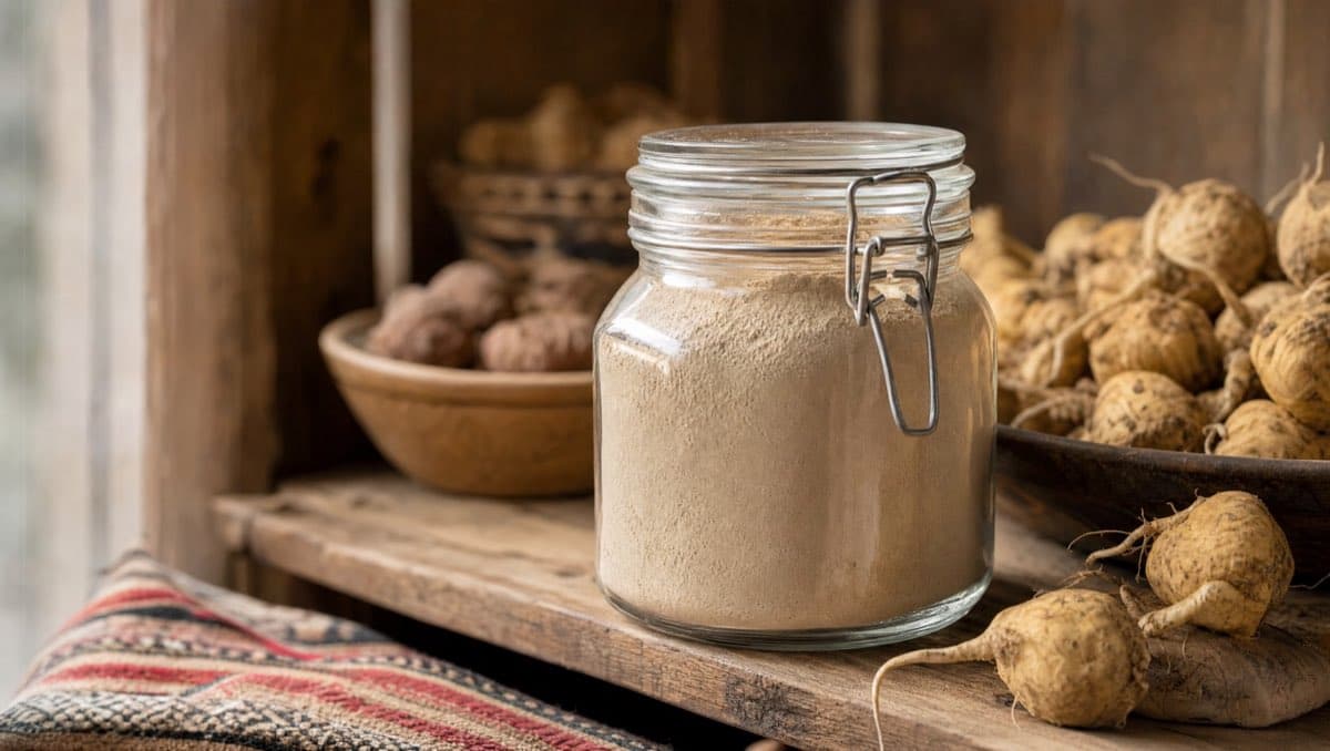 Comment bien conserver la poudre de maca après ouverture : contenant, température, protection de l'humidité et de la lumière.