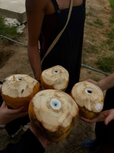 Vie quotidienne dans un village tropical péruvien